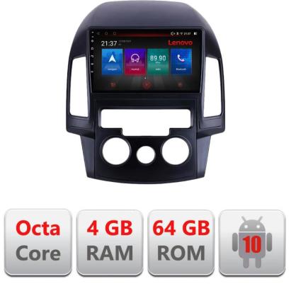 Navigatie Hyundai I30 2009-2012 clima manuala E-i30ac Octa Core cu Android Radio Bluetooth Internet GPS WIFI DSP 4+64G RESIGILAT CarStore Technology