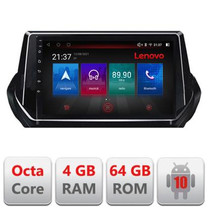 Navigatie Peugeot 2008 2020- Android radio gps internet Octa Core 4+64 LTE Kit-209-2020+EDT-E509-PRO RESIGILAT CarStore Technology