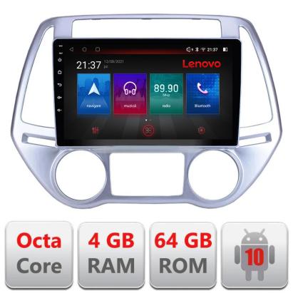 Navigatie Hyundai I20 2011-2014 manual si automat Android radio gps internet Octa Core 4+64 LTE RESIGILAT CarStore Technology