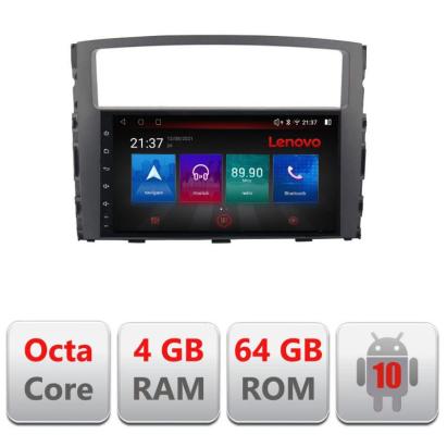Navigatie Mitsubishi Pajero E-452 Octa Core cu Android Radio Bluetooth Internet GPS WIFI DSP 4+64GB 4G RESIGILAT CarStore Technology