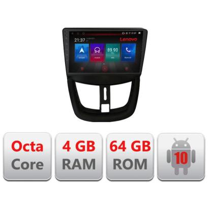 Navigatie Peugeot 207 E-PE01 Octa Core cu Android Radio Bluetooth Internet GPS WIFI DSP 4+64GB 4G RESIGILAT CarStore Technology