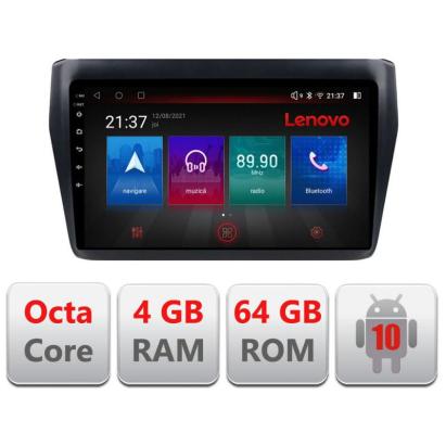 Navigatie Suzuki Swift 2017-2019 E-2179 Octa Core cu Android Radio Bluetooth Internet GPS WIFI DSP 4+64GB 4G RESIGILAT CarStore Technology