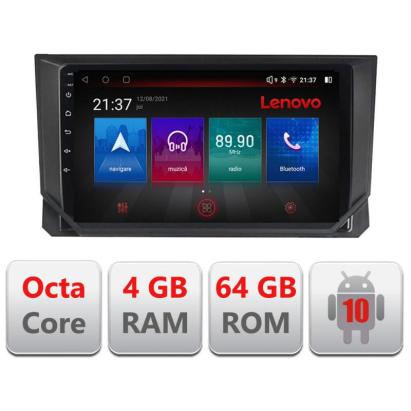Navigatie Seat Ibiza 2017- E-IBZ Octa Core cu Android Radio Bluetooth Internet GPS WIFI DSP 4+64GB 4G RESIGILAT CarStore Technology