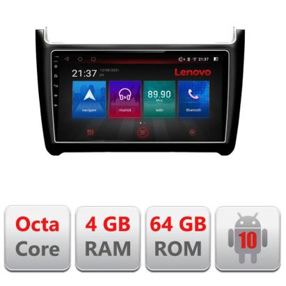 Navigatie VW Polo 2014-2017 E-655 Octa Core cu Android Radio Bluetooth Internet GPS WIFI DSP 4+64GB 4G RESIGILAT CarStore Technology