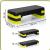 Stepper aerobic, ajustabil in 3 trepte, antiderapant, maxim 350 kg, 68x29x20 cm, negru si verde Household NewTrend