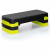 Stepper aerobic, ajustabil in 3 trepte, antiderapant, maxim 350 kg, 68x29x20 cm, negru si verde Household NewTrend
