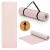 Saltea fitness antiderapanta din TPE, 183x61x1 cm, cu curea transport, roz Household NewTrend