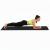 Saltea fitness antiderapanta din NBR, 183x61x1 cm, cu curea transport, negru Household NewTrend