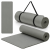 Saltea fitness antiderapanta din NBR, 183x61x1 cm, cu curea transport, gri Household NewTrend
