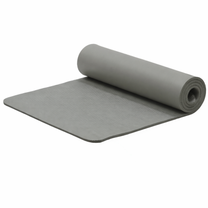 Saltea fitness antiderapanta din NBR, 183x61x1 cm, cu curea transport, gri Household NewTrend