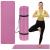 Saltea fitness antiderapanta din NBR, 183x61x1 cm, cu curea transport, roz Household NewTrend