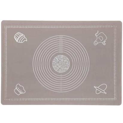 Plansa din silicon alimentar de framantat aluat, rezistenta la temperaturi ridicate, 65x45cm, gri Household NewTrend