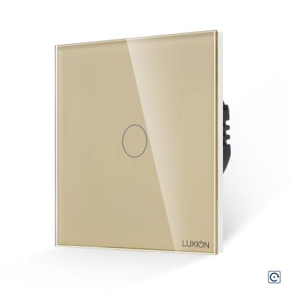 Intrerupator Simplu cu Revenire Curent Continuu 12/24V cu Touch din Sticla LUXION SmartElectro IntelligentHouse