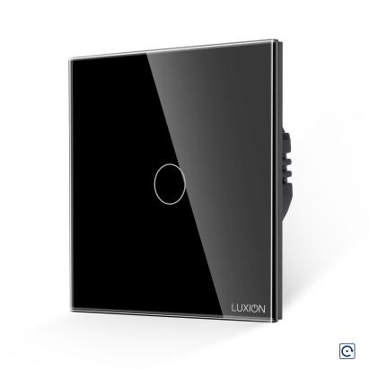 Intrerupator Simplu cu Revenire Curent Continuu 12/24V cu Touch din Sticla LUXION SmartElectro IntelligentHouse