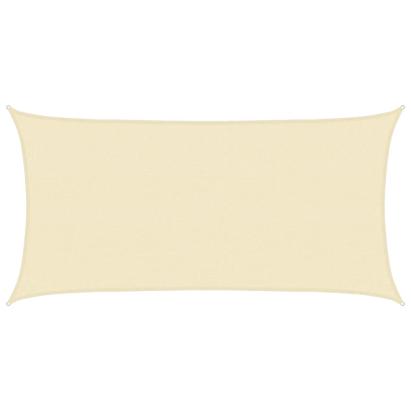 Pânză parasolar, crem, 2,5 x 5 m, HDPE, 160 g/m² GartenMobel Dekor