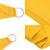Pânză parasolar, galben, 3,6x3,6x3,6 m , HDPE, 160 g/m² GartenMobel Dekor