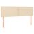 Pat box spring cu saltea, crem, 140x200 cm, textil GartenMobel Dekor