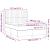 Pat box spring cu saltea, crem, 140x200 cm, textil GartenMobel Dekor
