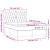 Pat box spring cu saltea, crem, 140x200 cm, textil GartenMobel Dekor