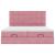 Cadru de pat otoman cu saltele Roz 160x200cm catifea GartenMobel Dekor