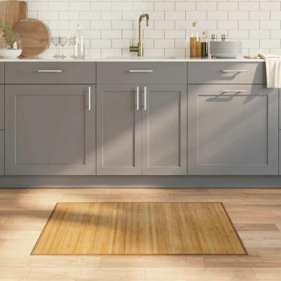 Covor dreptunghiular, natural, 70x100 cm, bambus GartenMobel Dekor