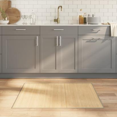 Covor dreptunghiular, natural deschis, 80x100 cm, bambus GartenMobel Dekor