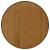 Covor rotund, maro, 60 cm, bambus GartenMobel Dekor