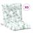 Pernă pentru scaun Lowback 6 pcs Alb 100 x 50 x 7 cm oxford GartenMobel Dekor