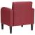 Canapea Scaun cu cotiere Vin Roșu 54 cm piele artificială GartenMobel Dekor