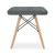 Scaun stil scandinav, Artool, Werk, fara spatar, stofa, lemn, gri, 42.5x40.5x45.5 cm GartenVIP DiyLine
