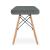 Scaun stil scandinav, Artool, Werk, fara spatar, stofa, lemn, gri, 42.5x40.5x45.5 cm GartenVIP DiyLine