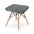 Scaun stil scandinav, Artool, Werk, fara spatar, stofa, lemn, gri, 42.5x40.5x45.5 cm GartenVIP DiyLine