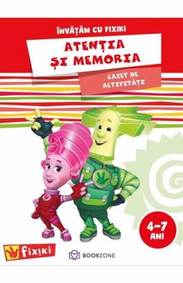 Caiet de activitati. Invatam cu Fixiki - Atentia si memoria PlayLearn Toys