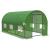 Sera de gradina, tip tunel cu cadru metalic, 300x200cm, verde, 6mp Household NewTrend