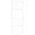 Ușă de interior alb 76x201,5 cm sticlă securiz. / aluminiu slim GartenMobel Dekor