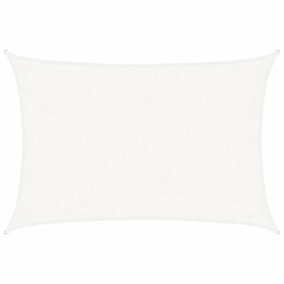 Pânză parasolar, alb, 2x2,5 m, HDPE, 160 g/m² GartenMobel Dekor