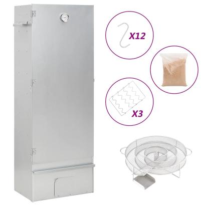 Afumătoare cuptor/grătar, generator fum rece, oțel galvanizat GartenMobel Dekor
