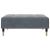 Canapea extensibilă cu taburet, 2 locuri, gri închis, catifea GartenMobel Dekor