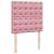 Pat box spring cu saltea, roz, 80x200 cm, catifea GartenMobel Dekor