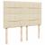 Cadru de pat otoman cu saltea crem 140x190cm stofa GartenMobel Dekor