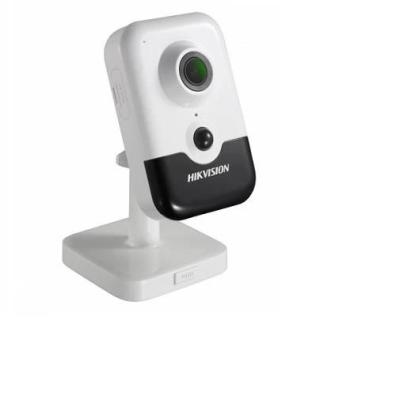 Cameră supraveghere interior IP AcuSense Cube 4MP 2.8 mm PIR8m IR10 m Microfon si Difuzor Slot Card PoE Hikvision DS-2CD2446G2-I28C SafetyGuard Surveillance