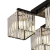 Lustra Georgiana, LC111/4BK, 4x E27, Negru, Metal ModernLight Concept