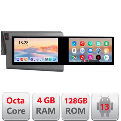 Navigatie Audi A6 C6 2004-2010 Edotec 8 core 4+128 10.5 inch Incell 1K android Wifi 5Ghz gps internet CarStore Technology