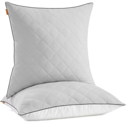 SONGMICS Set de 2 perne reversibile cu 2 fete pentru iarna sau vara, 80x80 cm, umplutura 1200 g, alb Household NewTrend