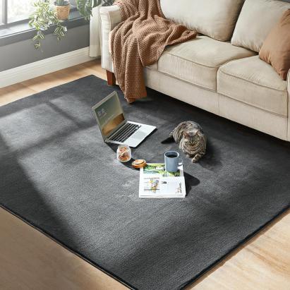 SONGMICS Covor decorativ antiderapant, lavabil la masina, 160×230 cm, gri carbune Household NewTrend