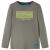 Tricou pentru copii cu mâneci lungi, kaki, 128 GartenMobel Dekor