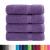 Prosoape de mâini premium SOLUND 4 buc. violet 50x100 cm 600gsm GartenMobel Dekor