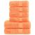 Set de prosoape premium SOLUND, 6 piese, portocaliu, 600 g/m² GartenMobel Dekor