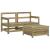 Set canapea de grădină, 3 piese, lemn de pin tratat GartenMobel Dekor
