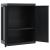 Dulap depozitare de exterior, negru, 65x37x85 cm, PP GartenMobel Dekor